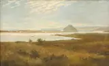 John Sykes, View of El Morro, San Luis Obispo, 1892, oil on canvas