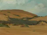 Frank J. Van Sloun, Monterey Dunes, oil on board
