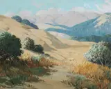 Carl Sammons, Humbolt County Hills, California, 1944, oil on canvas