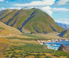 Mt. Doud, Big Sur by Arthur Hill Gilbert, oil on canvas, sold Aug 2005