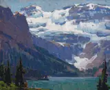 Edgar Alwin Payne, Victoria Glacier, Lake Louise