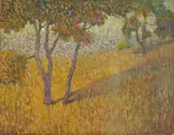 Frank Coburn, Trees in a Landscape, oil on canvas