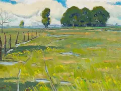 Nature's Hope by Arthur Hill Gilbert, oil on canvas board, sold Aug 2005
