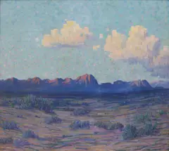Joseph David Greenbaum, Desert Colors, oil on canvas