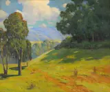 Leon Bonnet, A Bonita Hillside, 1932, oil on canvas