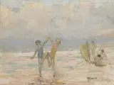 Thomas McGlynn, Joy, Carmel Beach, oil on canvas