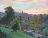 Ben Carre, The Artist's Backyard, oil on canvas