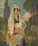 Orrin A. White, A Portrait of a Senorita