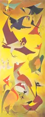 Paul Hull Julian, I Hate Birds, 1943, oil on canvas