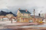 Milford Zornes, Desert Station