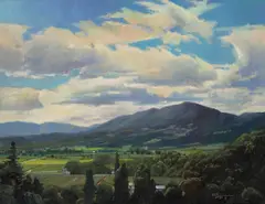 Paul Youngman, Napa Valley, oil on canvas