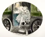 Eighteen-Thirty (H., C. & I. 366) by Louis Icart, 1929, Etching and aquatint with touches of handcoloring printed on Rives paper with 'M Robbe Fils' watermark, offered Apr 2005