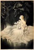 Lilies (H., C. & I. 468) by Louis Icart, 1934, Etching and aquatint with touches of handcoloring printed on Rives paper, offered Apr 2005