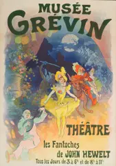 Jules Chéret, Musée Grévin. Théâtre les Fantoches (B. 471), 1900, Printer: Chaix, Paris