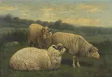 Arthur Fitzwilliam Tait, Three Sheep