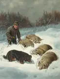 Arthur Fitzwilliam Tait, Snowed In - After the Blizzard