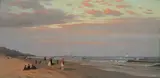 Francis A. Silva, Long Branch Beach, 1871, oil on canvas