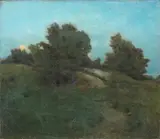 J. Alden Weir, Twilight in a Pastoral Landscape