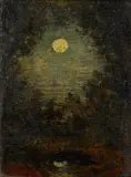 Ralph Albert Blakelock, Full Moon Through the Woods