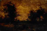 Ralph Albert Blakelock, Indian on Horseback