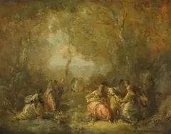 Frederick Ballard Williams, The Golden Hour, oil on canvas