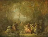 Frederick Ballard Williams, The Golden Hour, oil on canvas