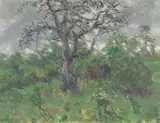 John Steuart Curry, A Landscape with Tree, Spring
