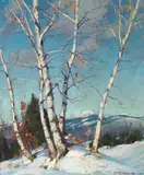 Emile A. Gruppe, Vermont Birches
