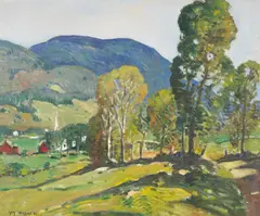 Old Turnpike by Guy Carleton Wiggins, oil on canvas, sold Apr 2005