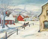 Walter Emerson Baum, A Snow-covered Town