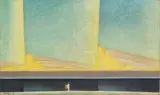 Lyonel Feininger, Wolken überm Meer I, 1923, Öl auf Leinwand. Doubliert
