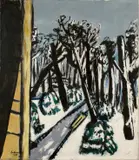Max Beckmann, Tiergarten im Winter, 1937, Öl auf Leinwand