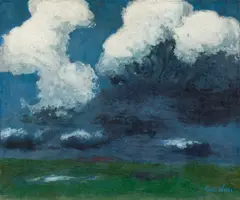 Emil Nolde, Weiße Wolken, 1926, Öl auf Leinwand