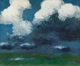 Emil Nolde, Weiße Wolken, 1926, Öl auf Leinwand