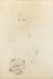 Josef Šíma, La Parisienne, 1928, Pen, watercolour, paper