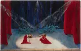 Alexandra Exter, Scene from a Ballet, 1946, Oil on canvas