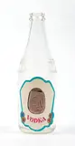 Barry McGee, Untitled, c. 2000, Offset print on adhesive paper label over glass bottle