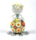 Takashi Murakami, Oval, 2000, Colored plastic and vinyl