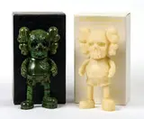 Kaws, Companion (Pushead Version) (Glow in the Dark); Companion (Pushead Version) (Green) (2), 2005, Medicom Toy Corporation