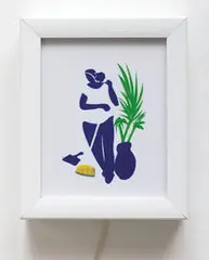 Ramiro Gomez, Azul, 2015, Archival pigment print on Display Trans blacklight media in lightbox