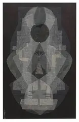 Untitled by Lucia Stern, Mixed-media collage on paper, sold Feb 2021