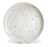 Lee Mullican, Untitled, 1982, Ceramic plate