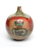 Bottle by Beatrice Wood, Luster glazed ceramic, sold Feb 2021