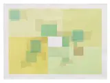 Kevin Appel, House Plan 2 (Green), 1999, Acrylic on paper