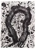 Michel Waldberg: Poèmes dans le ciel by Sam Francis, 1986, The complete portfolio of six lithographs on Rives BFK paper, sold Feb 2021