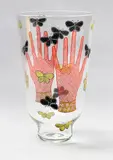 Piero Fornasetti, Hands and Butterflies vase