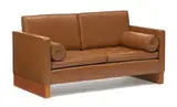 Settee by Ludwig Mies van der Rohe, 1930; this example produced later, sold Feb 2021