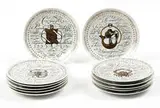 Piero Fornasetti, Serie Zodiaci plates (12)