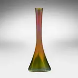 Tiffany Studios, Pulled-feather vase, c. 1914-15, hand-blown Favrile glass