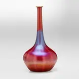 Durand, Tall vase, c. 1925, hand-blown glass